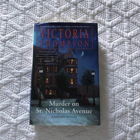 mystery Other - 'Murder on St. Nicholas Avenue' Hardcover Victoria Thompson First Edition Print